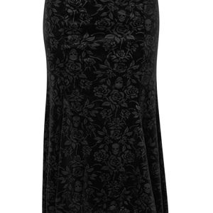 Skull roses velvet Killstar skirt size 4x